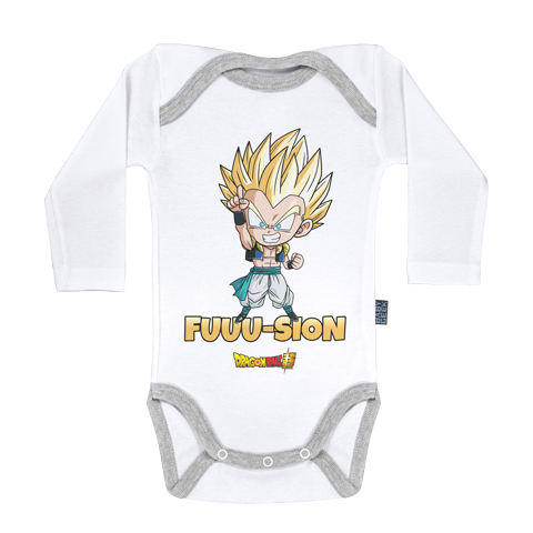 Fusion Gotenks - Super Saiyan - Dragon Ball Super - Body Bébé manches longues