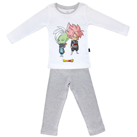 Zamasu et Black Goku - Dragon Ball Super - Pyjama Bébé manches longues Zamasu et Black Goku - Dragon Ball Super - Pyjama Bébé manches longues