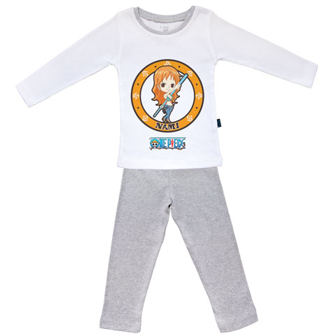 Emblème Nami - One Piece - Pyjama Bébé manches longues