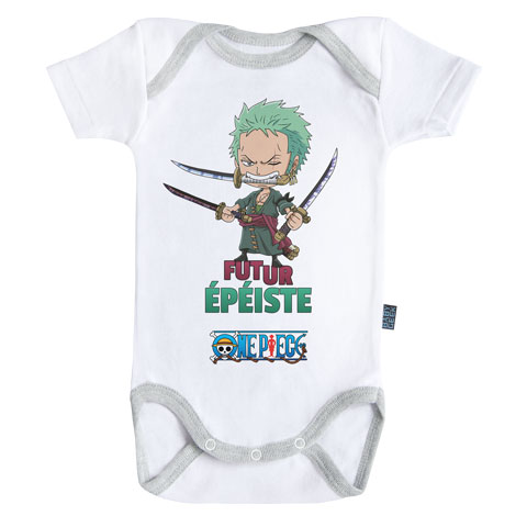 Futur épeiste - Zoro - One Piece - Body Bébé manches courtes