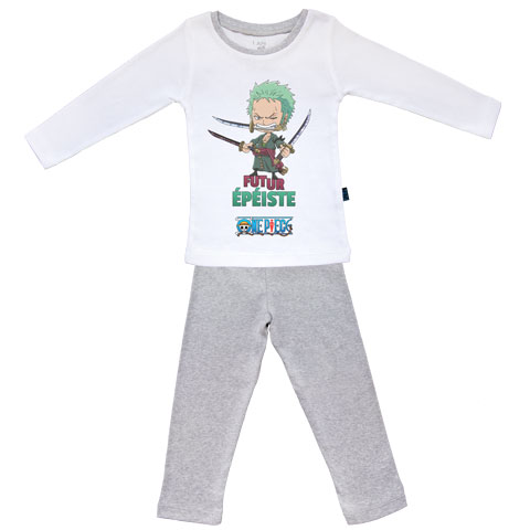 Futur épeiste - Zoro - One Piece - Pyjama Bébé manches longues
