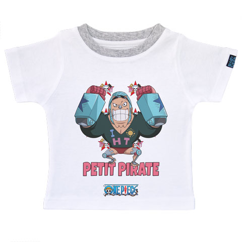 Petit Pirate Franky - One Piece - T-shirt Enfant manches courtes Petit Pirate Franky - One Piece - T-shirt Enfant manches courtes