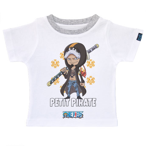 Petit Pirate Law - One Piece - T-shirt Enfant manches courtes Petit Pirate Law - One Piece - T-shirt Enfant manches courtes