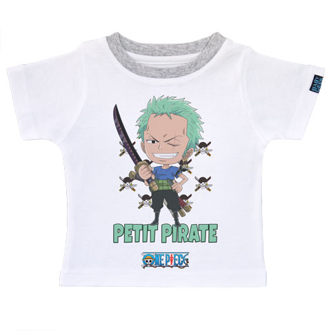 Petit Pirate Zoro - One Piece - T-shirt Enfant manches courtes