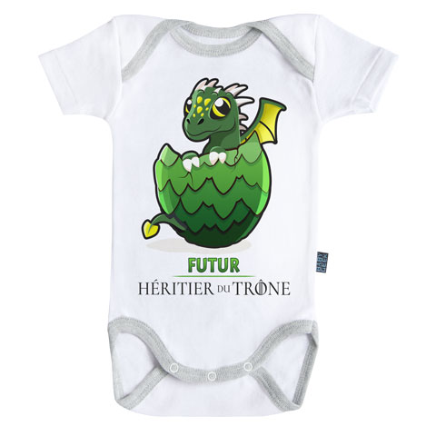 Futur Héritier - Body Bébé manches courtes Futur Héritier - Body Bébé manches courtes