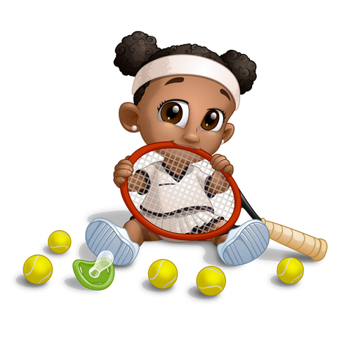 Un jour je serai une joueuse de tennis Un jour je serai une joueuse de tennis