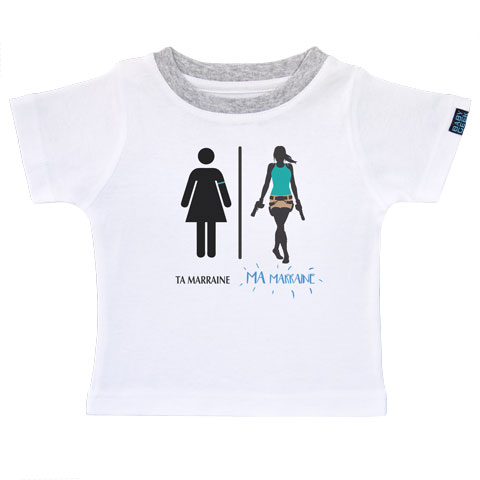 Ma super famille - Ma Marraine Lara - T-shirt Enfant manches courtes Ma super famille - Ma Marraine Lara - T-shirt Enfant manches courtes