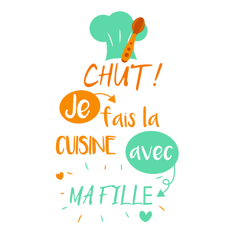 Chut je fais la cuisine avec ma fille Chut je fais la cuisine avec ma fille