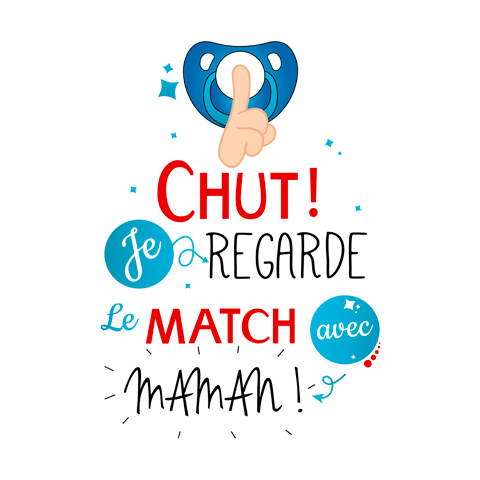 Chut je regarde le match avec maman V2 Chut je regarde le match avec maman V2