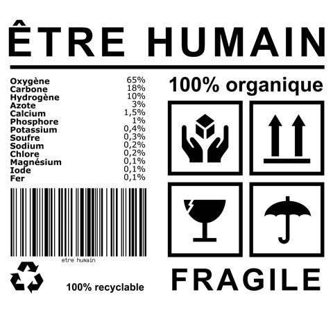 Être humain 100 % organique Être humain 100 % organique