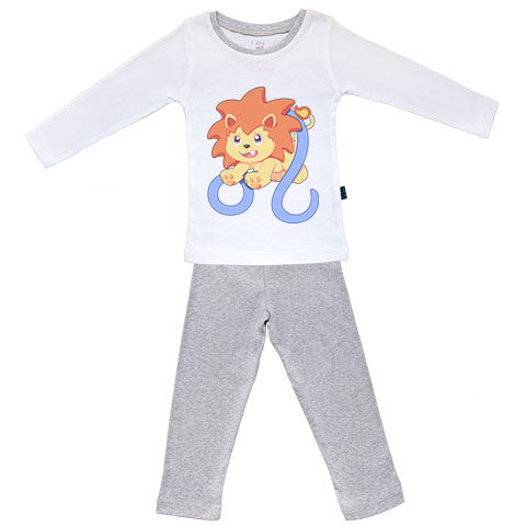 Signe du zodiaque - Lion - Pyjama Bébé manches longues
