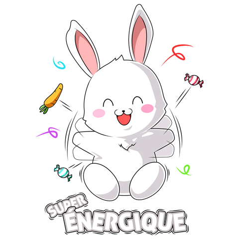 Lapin énergique Lapin énergique