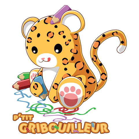 Leopard gribouilleur Leopard gribouilleur