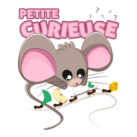 Souris curieuse Souris curieuse