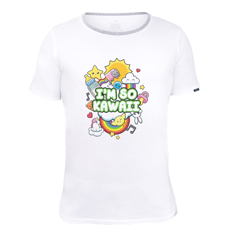 I’m So Kawaii - T-shirt - Coton - Blanc I’m So Kawaii - T-shirt - Coton - Blanc