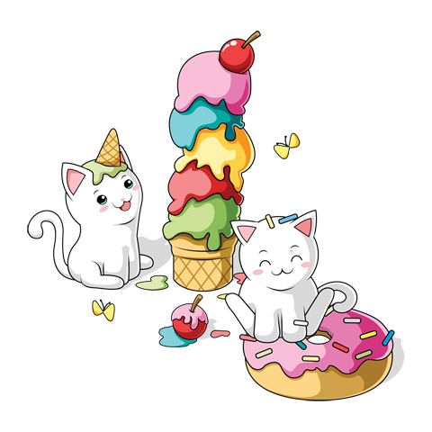Petits chats gourmands Petits chats gourmands