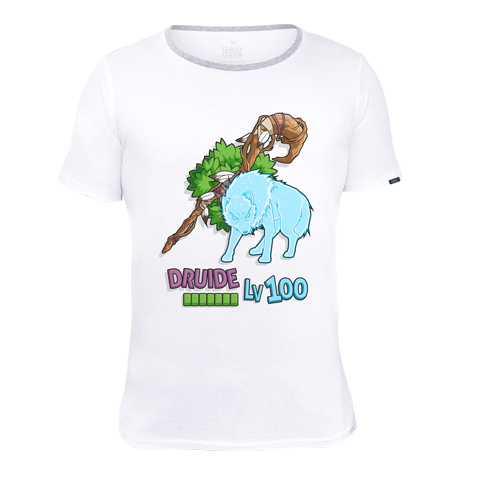 Druide LV100 - T-shirt - Coton - Blanc