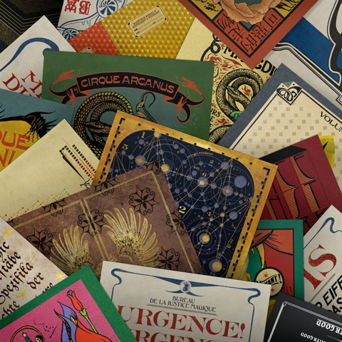 Lot de 20 cartes postales - Fantastic Beasts: The Crimes of Grindelwald Collection Lot de 20 cartes postales - Fantastic Beasts: The Crimes of Grindelwald Collection