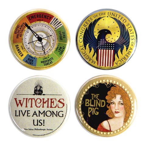 Lot de badges - Fantastic Beasts and Where to Find Them Lot de badges - Fantastic Beasts and Where to Find Them