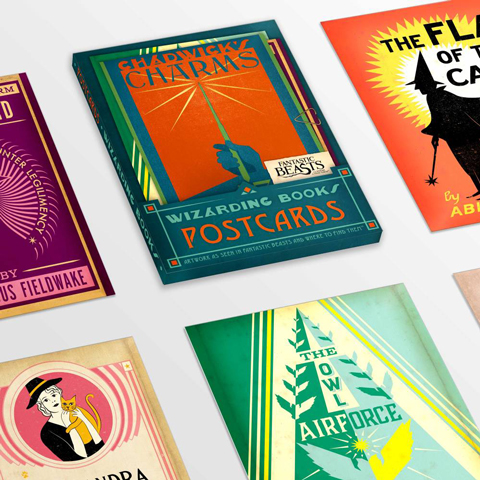 Lot de 20 cartes postales - Wizarding Books Lot de 20 cartes postales - Wizarding Books
