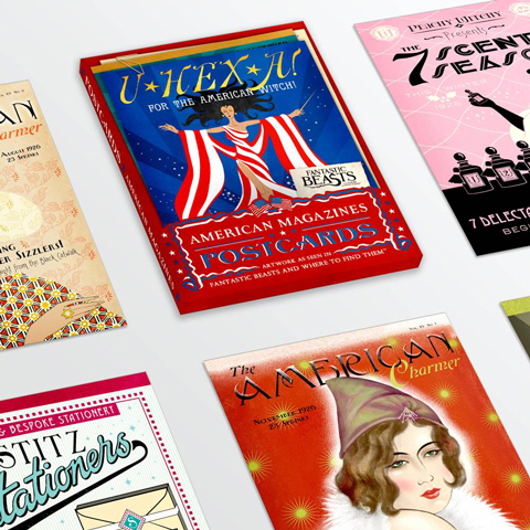 Lot de 20 cartes postales - American Wizarding Magazines Lot de 20 cartes postales - American Wizarding Magazines