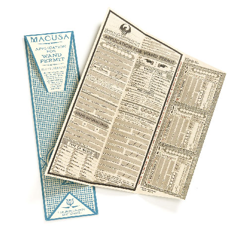 Wand permit kit - Lot de 4 permis baguette Macusa Wand permit kit - Lot de 4 permis baguette Macusa