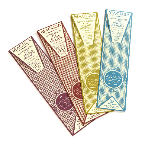 Wand permit kit - Lot de 4 permis baguette Macusa Wand permit kit - Lot de 4 permis baguette Macusa