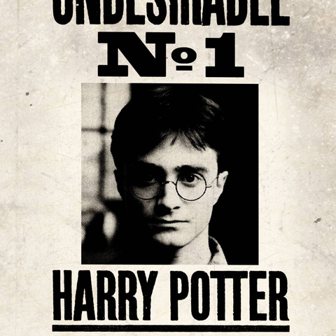 Carte de voeux lenticulaire Harry Potter - Ministry Undesirable No.1 Carte de voeux lenticulaire Harry Potter - Ministry Undesirable No.1