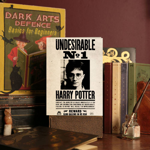 Carte de voeux lenticulaire Harry Potter - Ministry Undesirable No.1 Carte de voeux lenticulaire Harry Potter - Ministry Undesirable No.1