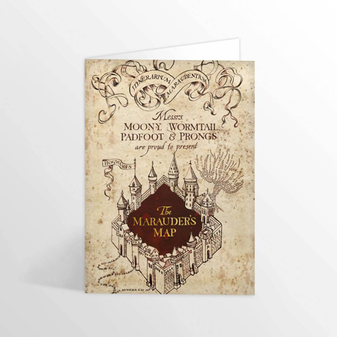 Carte 2 volets Marauder’s Map Carte 2 volets Marauder’s Map