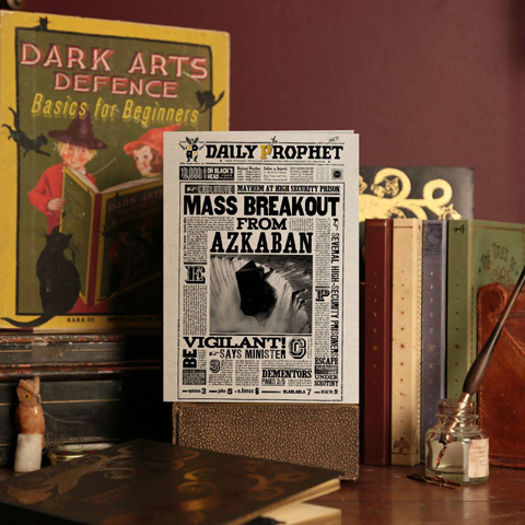 Carte de voeux lenticulaire Mass Breakout From Azkaban Carte de voeux lenticulaire Mass Breakout From Azkaban