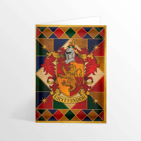 Carte 2 volets Gryffindor Crest Carte 2 volets Gryffindor Crest