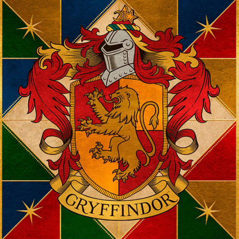 Carte 2 volets Gryffindor Crest Carte 2 volets Gryffindor Crest