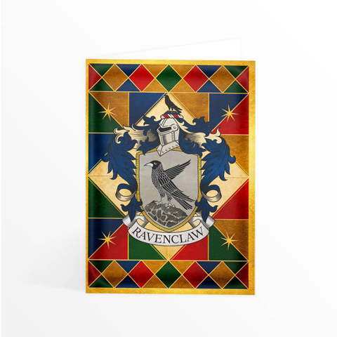 Carte 2 volets Ravenclaw Crest Carte 2 volets Ravenclaw Crest