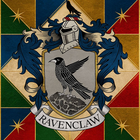 Carte 2 volets Ravenclaw Crest Carte 2 volets Ravenclaw Crest