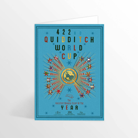 Carte 2 volets Quidditch World Cup Carte 2 volets Quidditch World Cup
