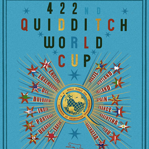 Carte 2 volets Quidditch World Cup Carte 2 volets Quidditch World Cup