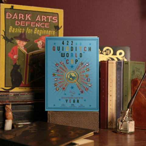 Carte 2 volets Quidditch World Cup Carte 2 volets Quidditch World Cup