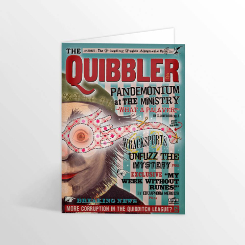 Carte 2 volets The Quibbler - Spectrespecs Carte 2 volets The Quibbler - Spectrespecs