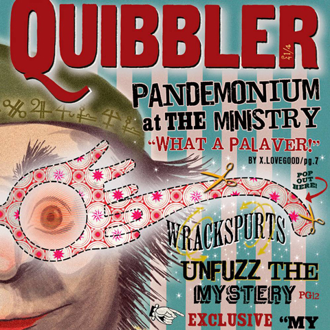 Carte 2 volets The Quibbler - Spectrespecs Carte 2 volets The Quibbler - Spectrespecs