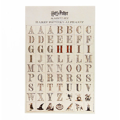 Lot de magnets - Alphabet Harry Potter Lot de magnets - Alphabet Harry Potter
