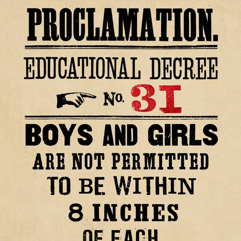 Poster - Proclamation 31 Poster - Proclamation 31