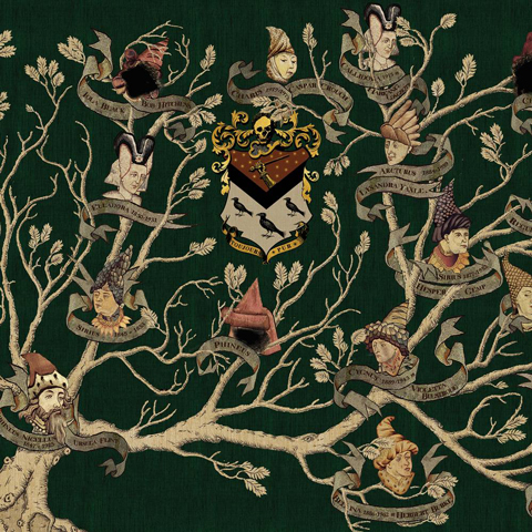 Poster - Tapisserie de la famille Black Poster - Tapisserie de la famille Black