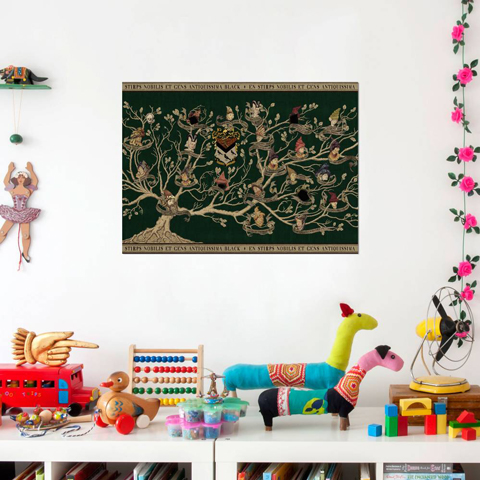 Poster - Tapisserie de la famille Black Poster - Tapisserie de la famille Black