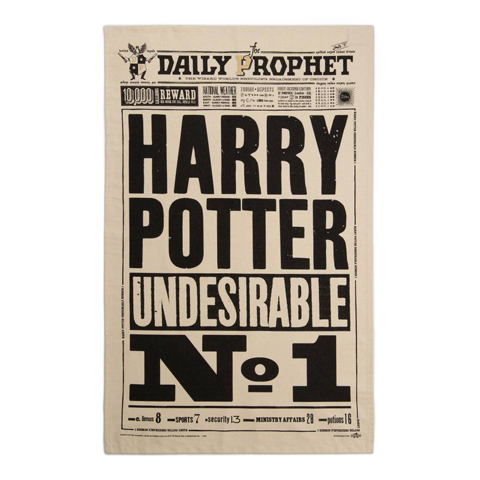 Torchon - The Daily Prophet - Harry Potter Undesirable No. 1 Torchon - The Daily Prophet - Harry Potter Undesirable No. 1