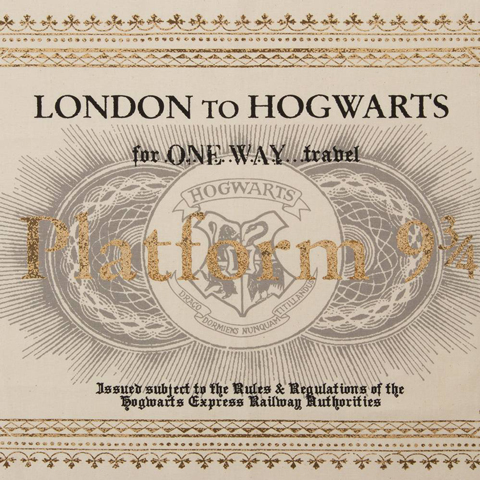 Torchon - Ticket Hogwarts Express Torchon - Ticket Hogwarts Express