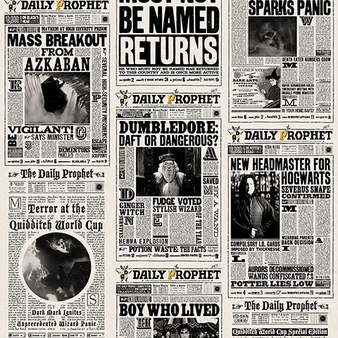 Papier peint The Daily Prophet - Harry Potter