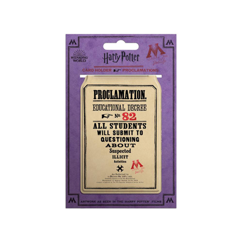 Porte-cartes - Proclamation 31 Porte-cartes - Proclamation 31