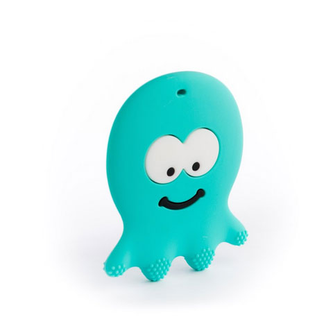 Anneau de dentition Geek - Poulpe turquoise Anneau de dentition Geek - Poulpe turquoise