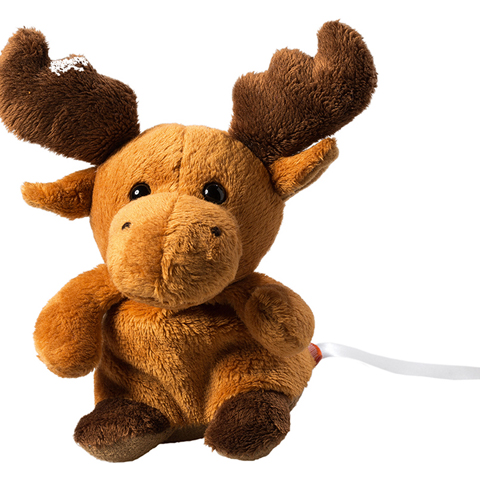 Peluche élan - 8 cm - Essuie-écran Peluche élan - 8 cm - Essuie-écran